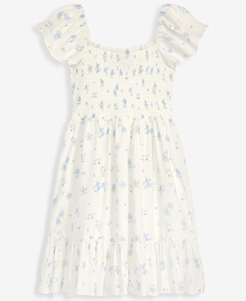 Детские With Jules Big Girls Short-Sleeve Smocked-Bodice Dress