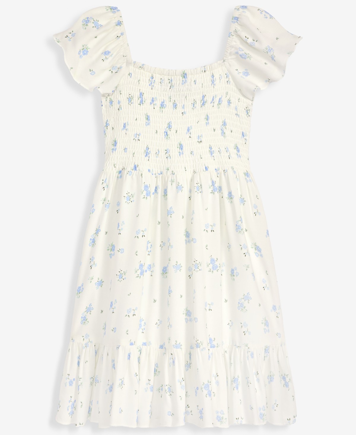 Детские With Jules Big Girls Short-Sleeve Smocked-Bodice Dress — фото 1