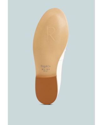 HOLDA Womens Horsebit Embellished Loafers With Stitch Detail