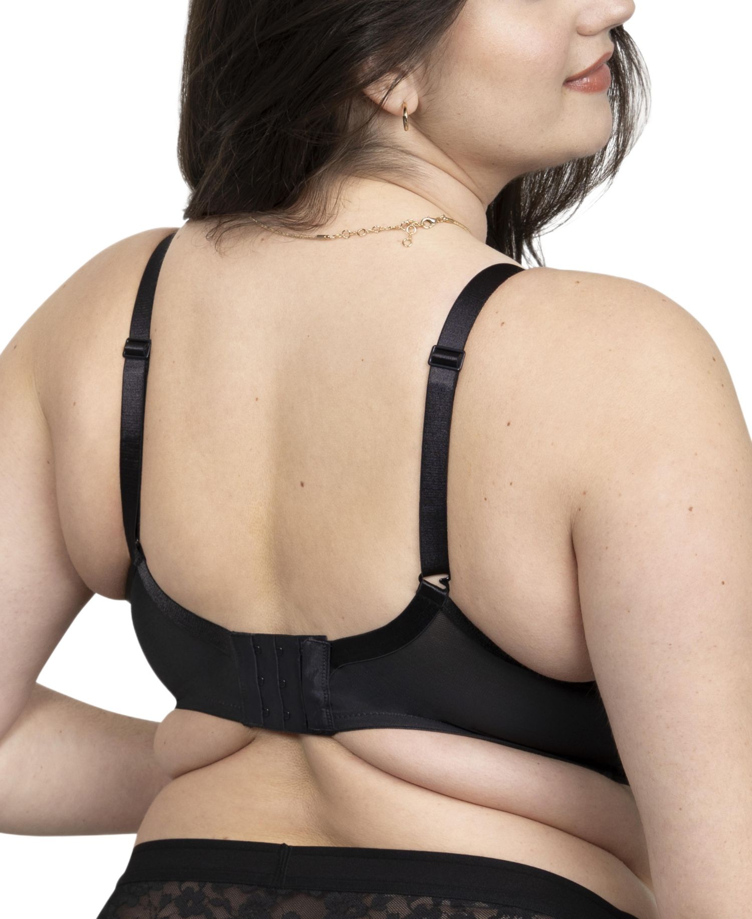 Women's No Show Lace Plunge T-Shirt Bra