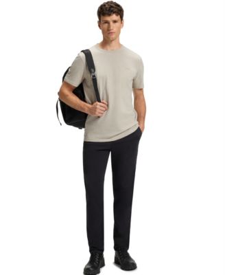 Men's Cotton Slub Logo Detail T-Shirt