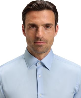 Men's Easy-Iron Slim-Fit Dress Shirt