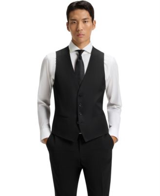 BOSS Men's Single-Breasted Waistcoat