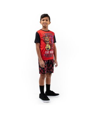 Boys Youth Sleepwear Set Tee Shirt, Sleep Shorts, Sleep Pants