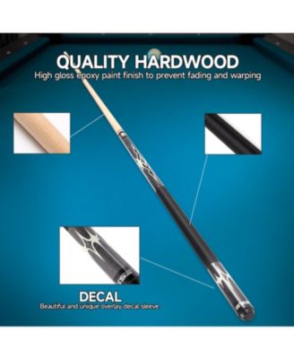 Canadian Maple Hardwood Billiard Pool Cue Stick for Men/Women