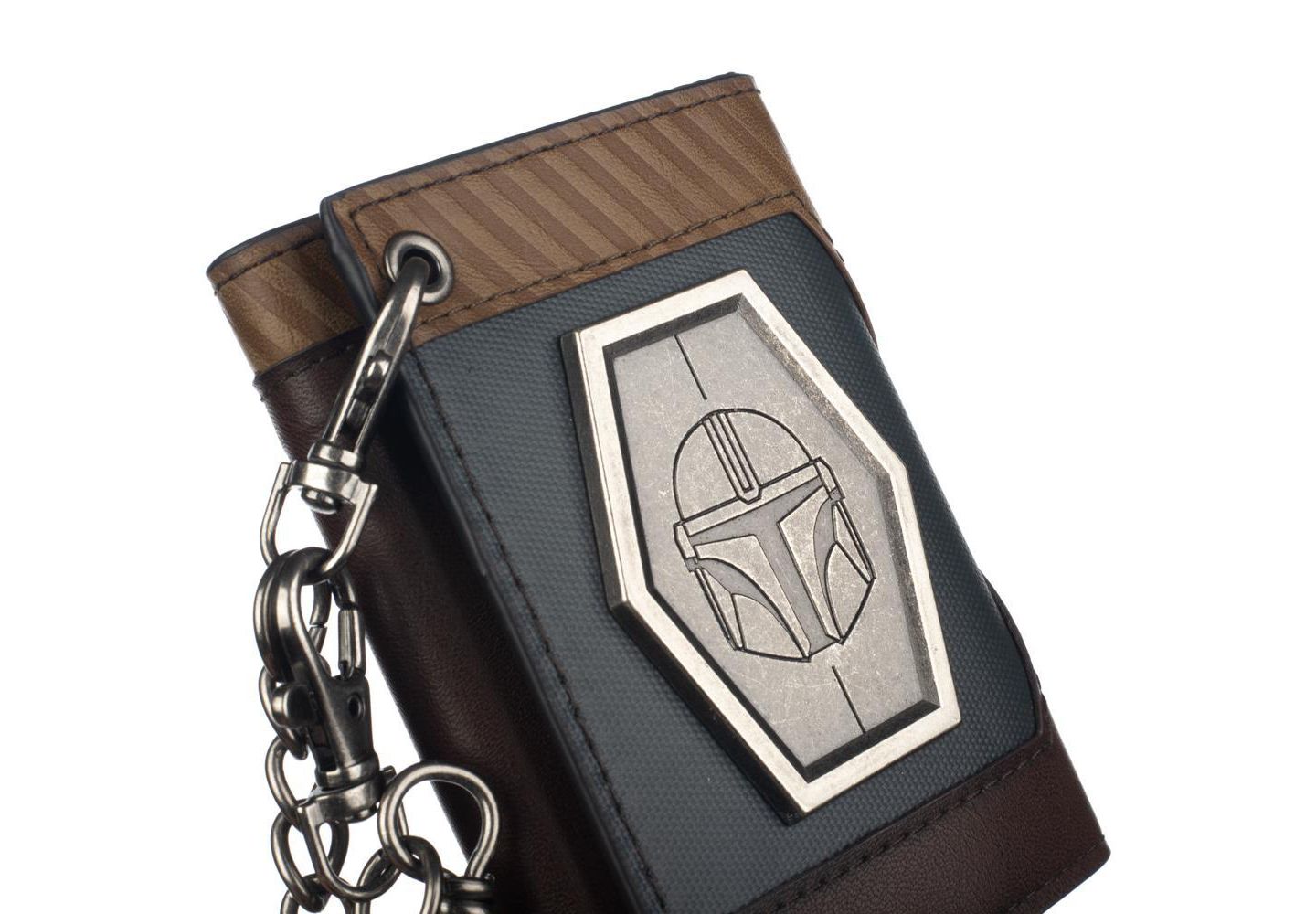 Мужской кошелёк Star Wars: The Mandalorian Chain Wallet with Metal Shield, цвет: Разноцветный — фото 3