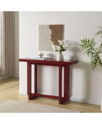 Console Table for Entryway, Wood Sofa Table Behind Couch, Narrow Accent Entry Table for Living Room, Hallway & Foyer