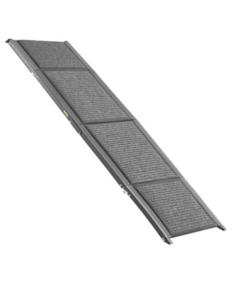 71" Folding Dog Ramp 17" Wide, Non-Slip Surface, Supports up to 250 lbs
