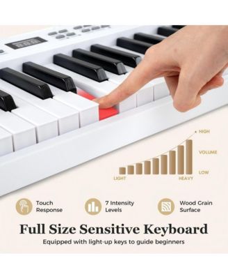Key Foldable Piano Keyboard Full size Electronic Keyboard with MIDI and Split Function