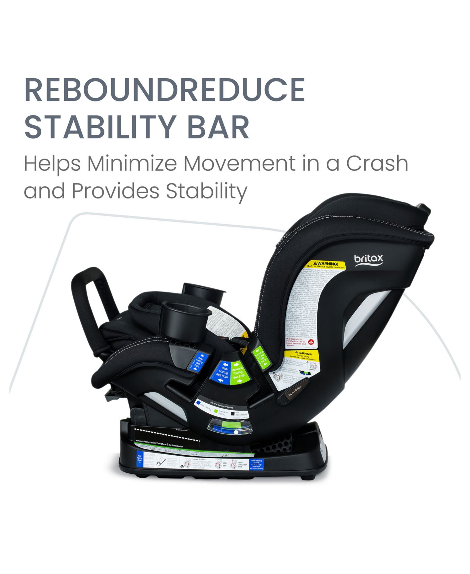 Baby and Toddler Boys' or Girls' Britax® Poplar® S Convertible Car Seat