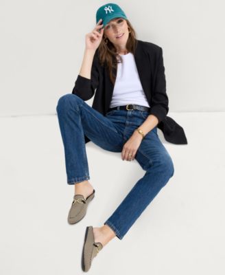 Women's Double Bit Mule Flats