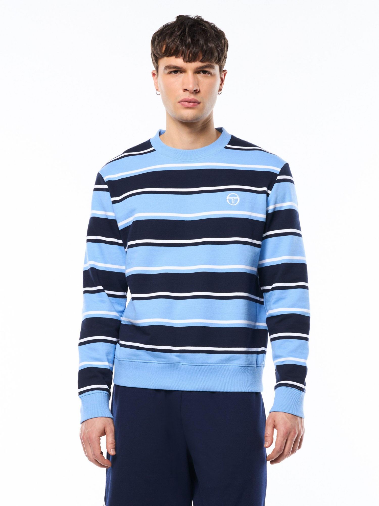 Men's Strisce Stripe Crewneck
