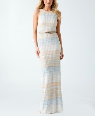 Women's Sleeveless Rosalyn Long Sweater Dress