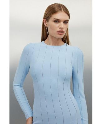 Women's Filament Full Skirt Knit Midi Dress