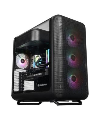 X50BA7N57T01 Liquid Cooled Gaming Desktop Computer, AMD Ryzen 7 9800X3D 4.7GHz, 32GB RAM, 2TB SSD, NVIDIA GeForce RTX 5070 Ti 16GB, Windows