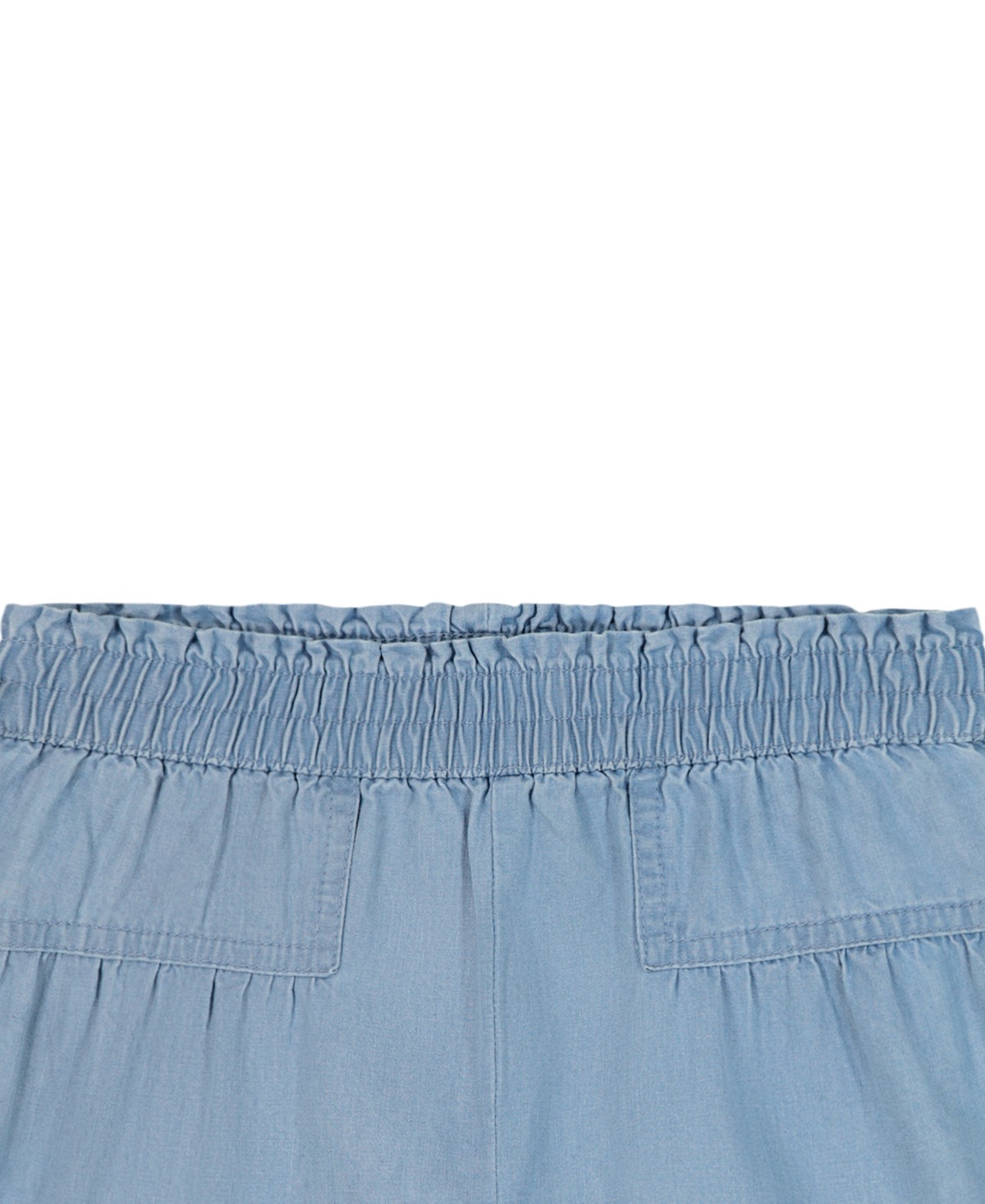 Комплект для девочек Calvin Klein топ и шорты из деним со сборками, 2 предмета — фото 8