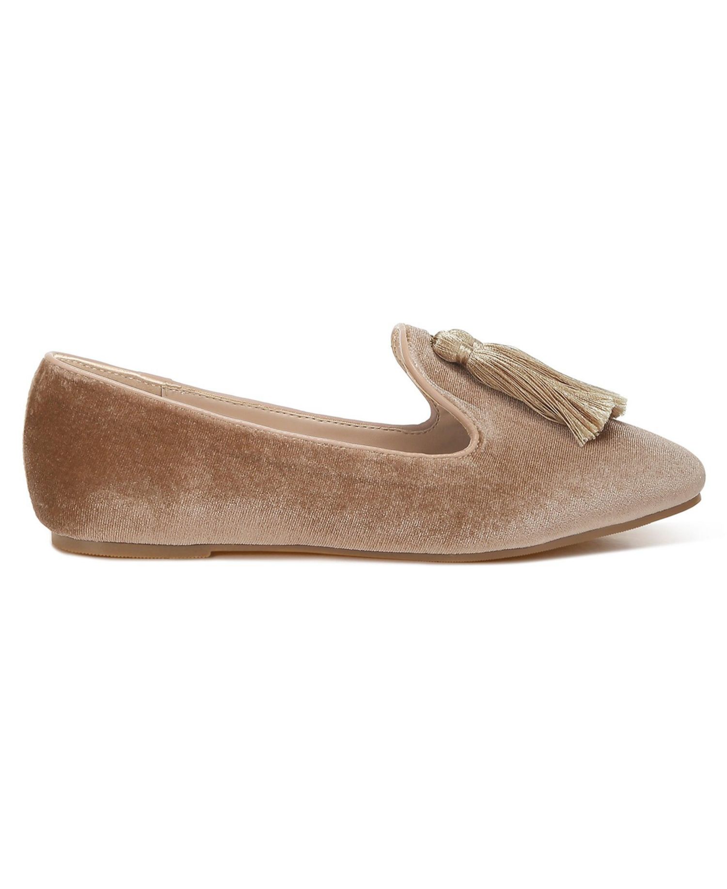 Women's Tromso Iconic Tassel Detail Velvet Loafers
