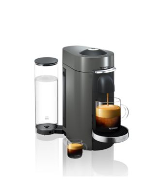 Vertuo Plus Deluxe Coffee and Espresso Machine by De'Longhi in Titan