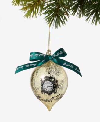 Chicago Marshall Fields Bow-Trim Drop Ornament