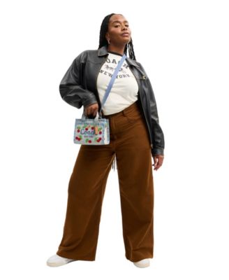 Cargo Mini Denim Cherry Embroidery Tote Bag 20