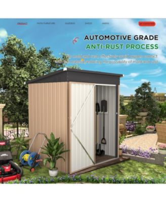 Outdoor Durable and Space-Saving Small Storage Shed