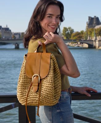 Berenice Small Woven Backpack