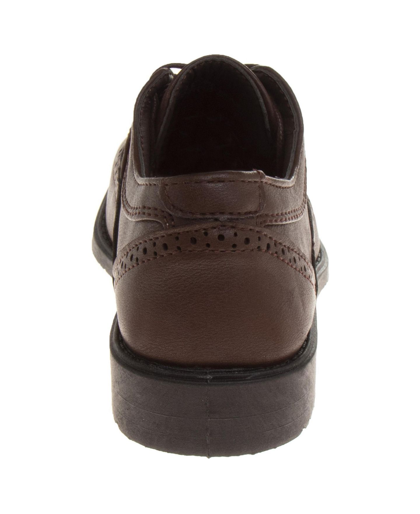 Туфли Josmo Wing Tip Slip On Dress Shoes for Classic Formal Comfort Style with Lace Up Closure для мальчиков, цвет: Рыжевато-коричневый — фото 3