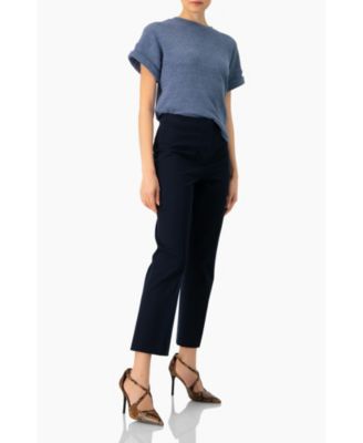Women's Tailored Straight-Leg Trousers