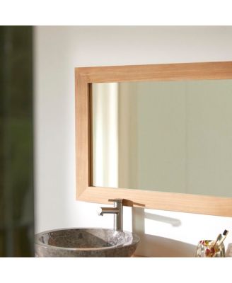 Tona teak wood mirror 160x60 cm