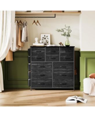 12 Drawer Dresser with Fabric Bins,Fabric Storage Tower,Closet Organizers and Storage for Bedroom,Hallway&Entryway.