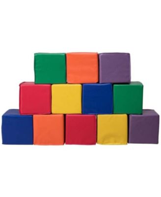 12 Pieces 8 Inch PU Foam Big Building Blocks for Kids