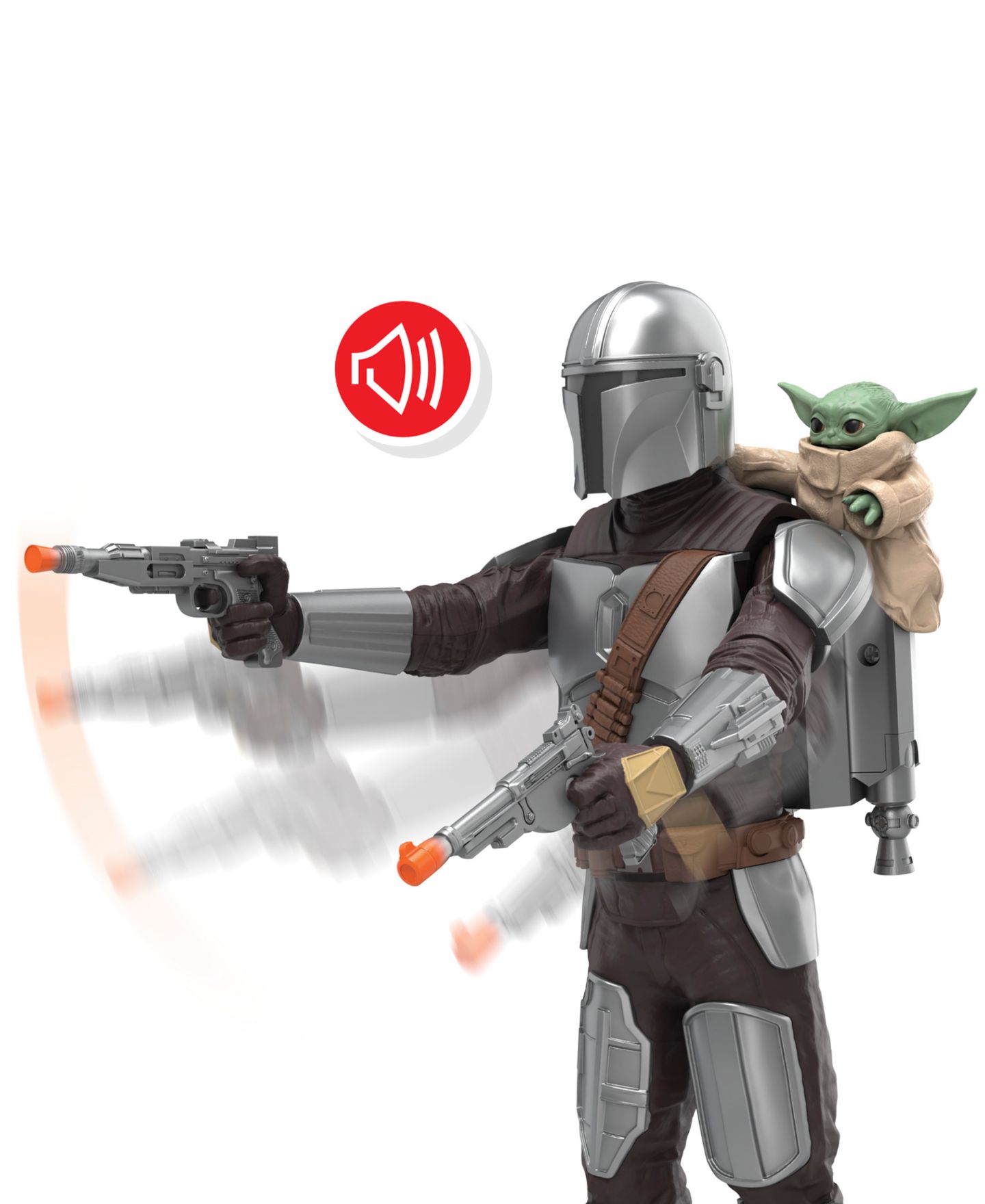 Детские фигурки Star Wars The Mandalorian and Grogu Bounty Blaster — фото 3