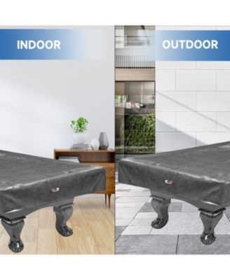  Russet Heavy Duty Leatherette Pool Table Covers, Waterproof & Tearproof Cover for Pool Table