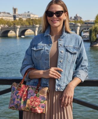 Zora Medium Leather Top Handle Crossbody Bag