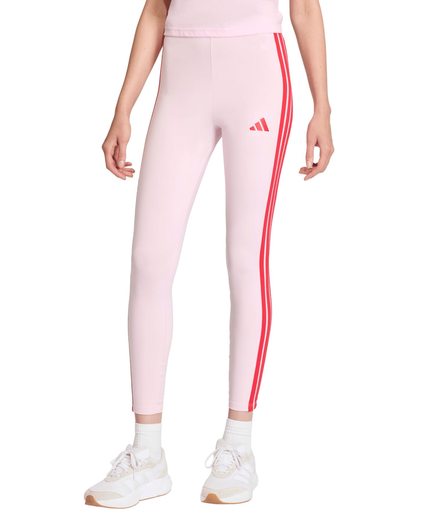 Plus Size Essentials 3-Stripes Cotton Leggings