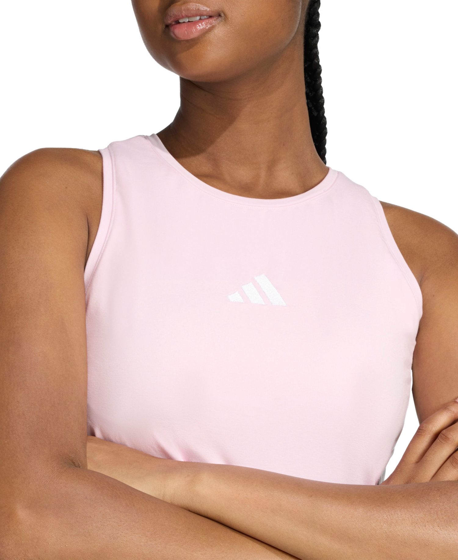 Women's 3-Stripes Padded Crewneck Tank Top