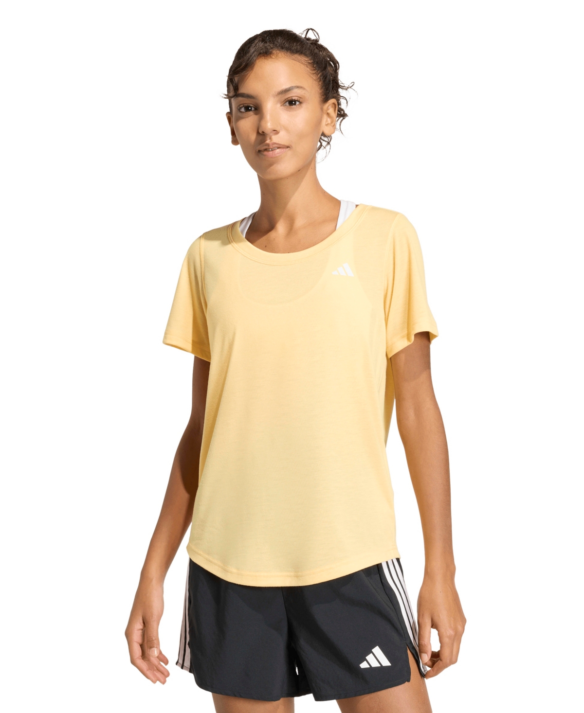 adidas Women's Workout Essentials Seamless Scoop Neck T-Shirt