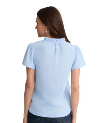 Women's Flutter-Sleeve V-Neck Top