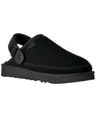 Men's Goldencoast II Suede Clogs with Removable Heel Strap