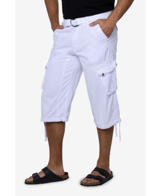 X RAY Big & Tall XRAY Belted Below Knee Long Cargo Shorts