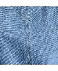 Women's Denim Side Split Midi Dress