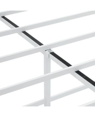 Queen Metal Bed Frame With Headboard and Footboard 4 Storage Drawers No Box Spring Space Saving