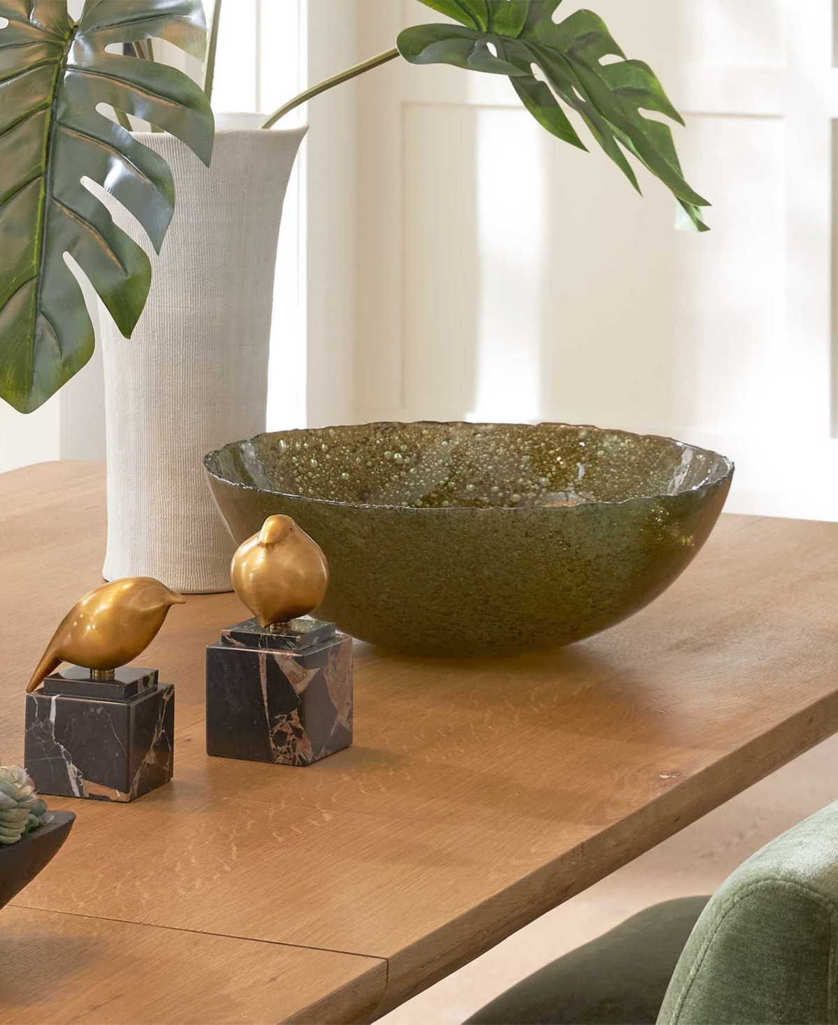 Uttermost Veridian Shimmer Bowl
