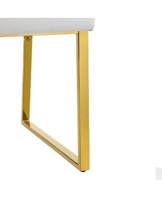 4-Pack Heavy-duty Chairs: 2.1" Cushion, Iron Frame, Home/Office