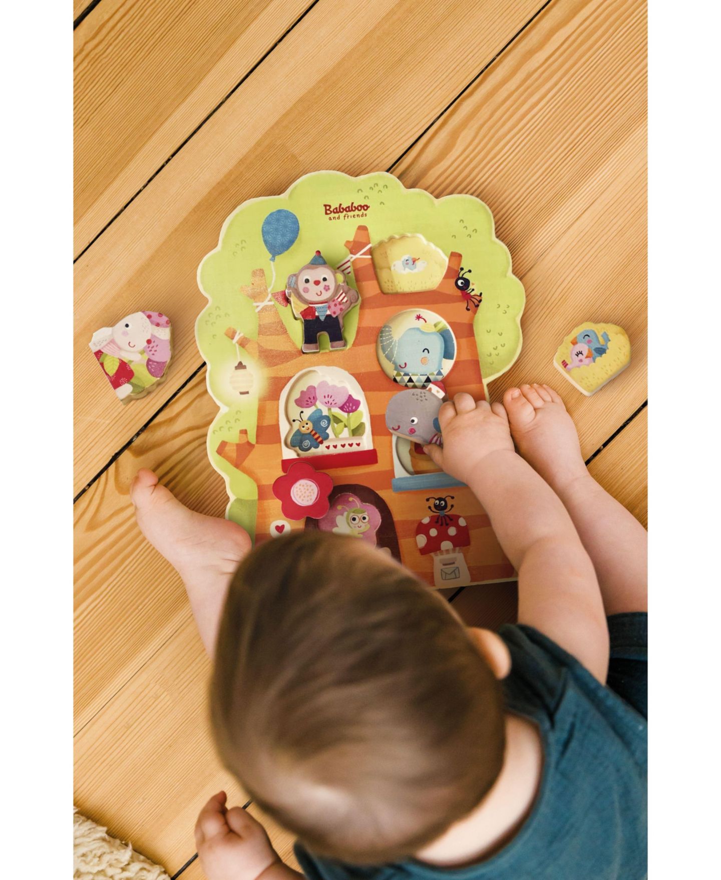 Детский пазл Bababoo and friends Tree House Discovery 6-Piece Puzzle, от 1 года — фото 6