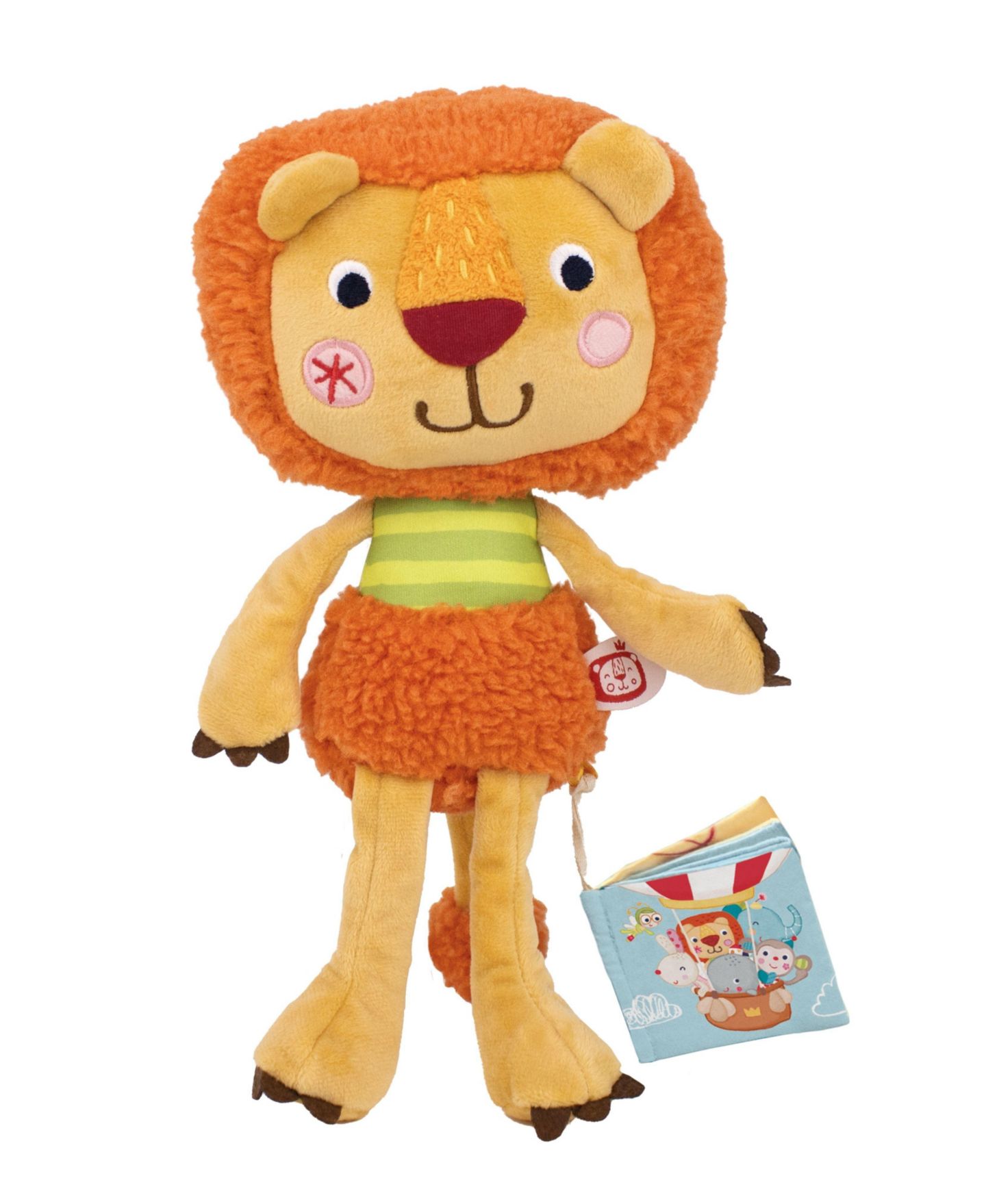 Детские мягкие игрушки Bababoo and friends Bababoo Lion Best Friend Plush, 2-Piece Set — фото 1