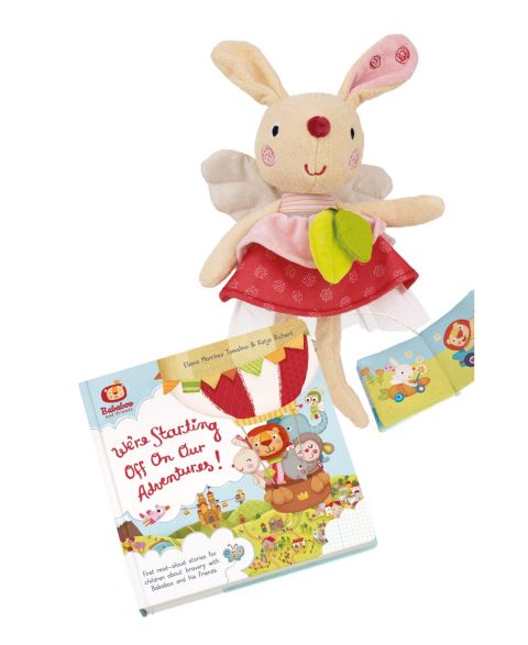 Детские мягкие игрушки Bababoo and friends Pippa Bunny Book & Plush, 2-Piece Set, цвет: Open Miscellaneous