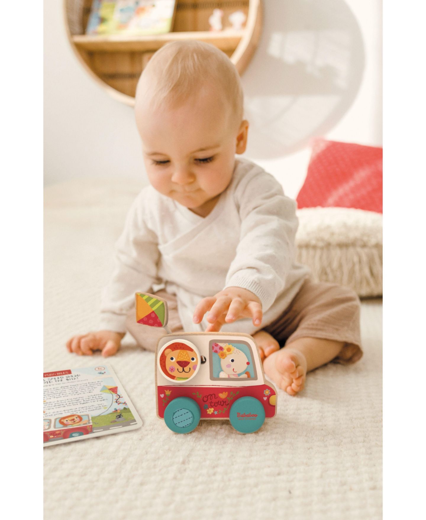 Детская игрушка Bababoo and friends Pippa Bunny Flower Bus Toy, Ages 10 Months+ — фото 3