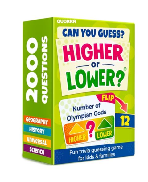 Детская карточная игра Quokka Card Game 500+ Question Cards for 2+ Players, от 8 лет, цвет: 4 Set