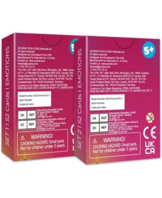 Flash Cards for Kids and Babies - High Contrast, Vocabulary, Emotions and Action Verbs Learning Cards Set